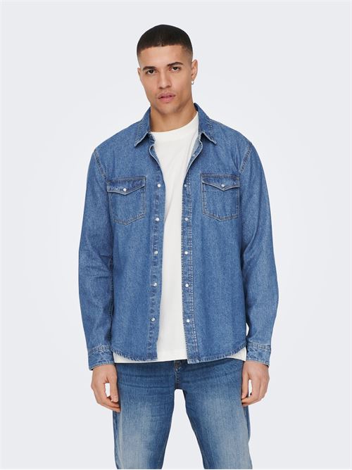  ONLY&SONS | 22023247/Medium Blue Denim